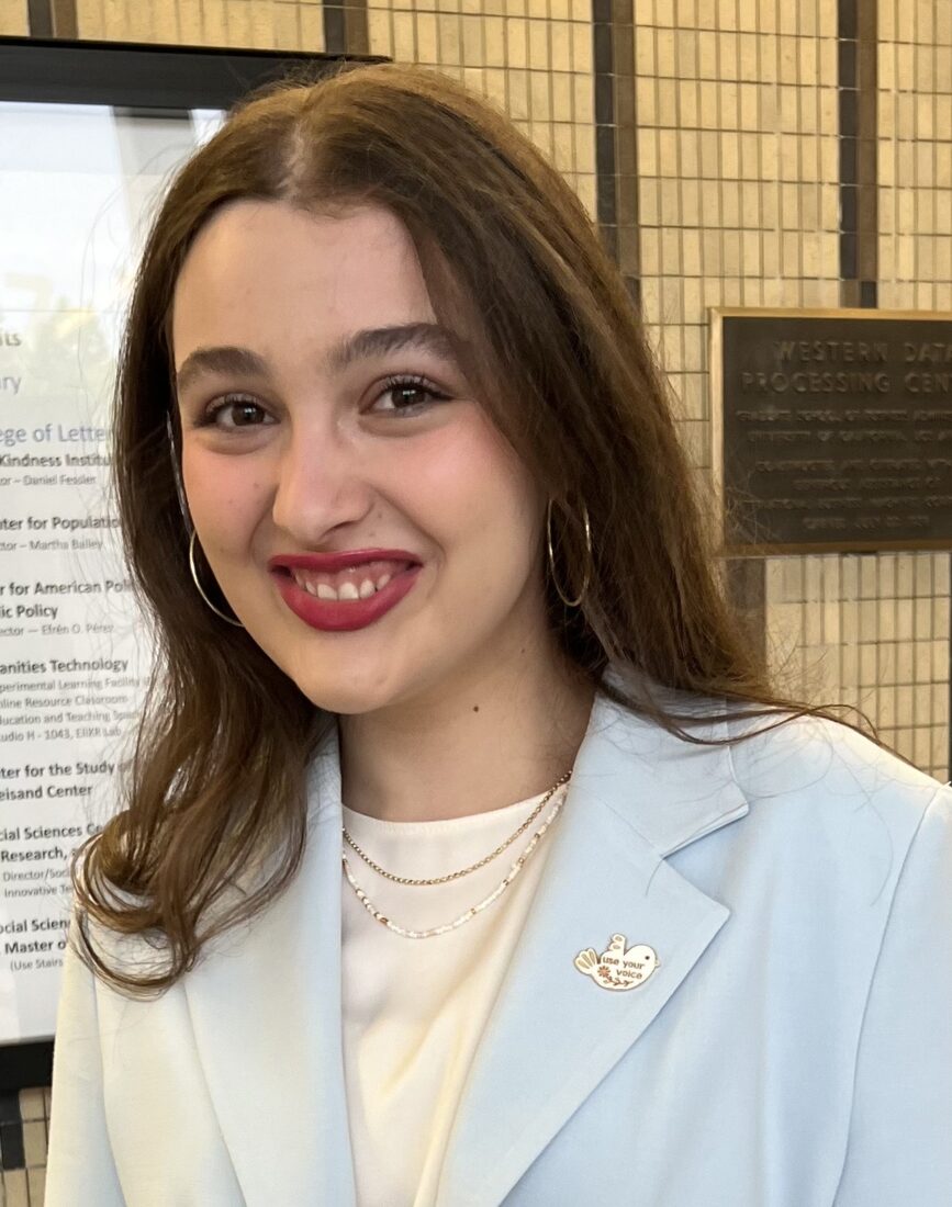 Photograph of Penelope Oliver, a member of The Representation Project's Youth Advisory Council.