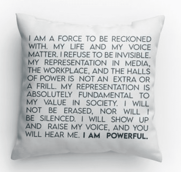 Mantra Pillow 14"x14"