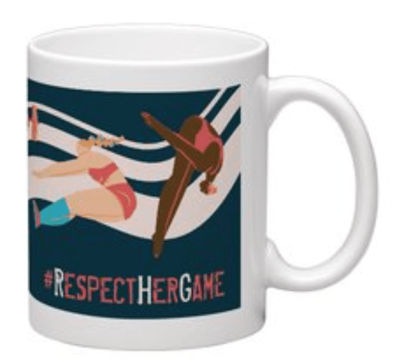 #RespectHerGame Mug 2 front