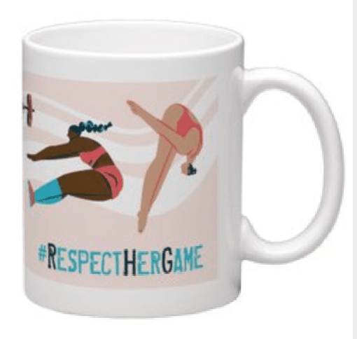 #RespectHerGame Mug 3 front