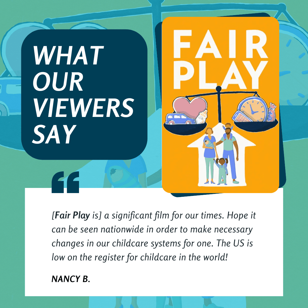 What Our Viewers Say About Fair Play - Nancy B.