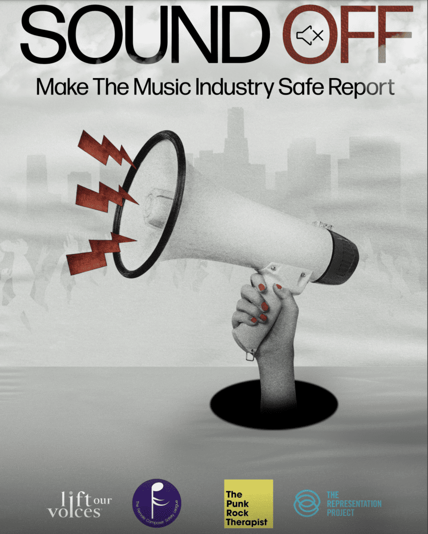 Sound Off Make the Music Industry Safe Report Banner